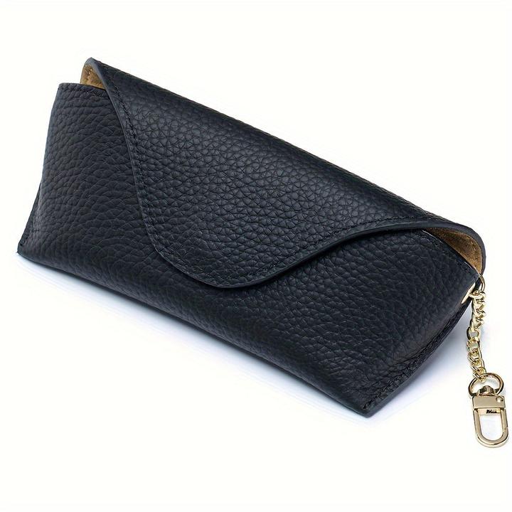 Produktbild Only-Bags.Store Echtes Leder Brillentasche Magnetische Sonnenbrille Lesebrille Box Abdeckung Portable Brillenetui