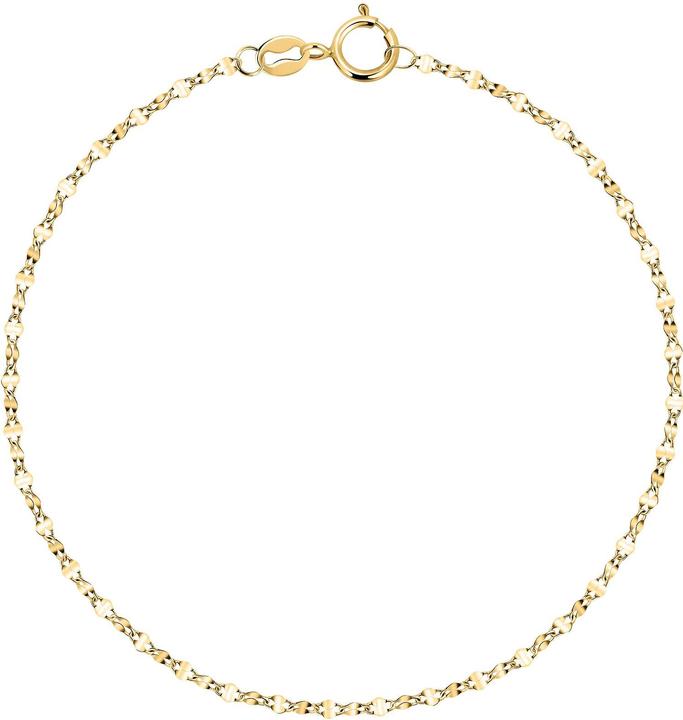 Christ Armband (19 cm, 375er Gelbgold/375er Weissgold)