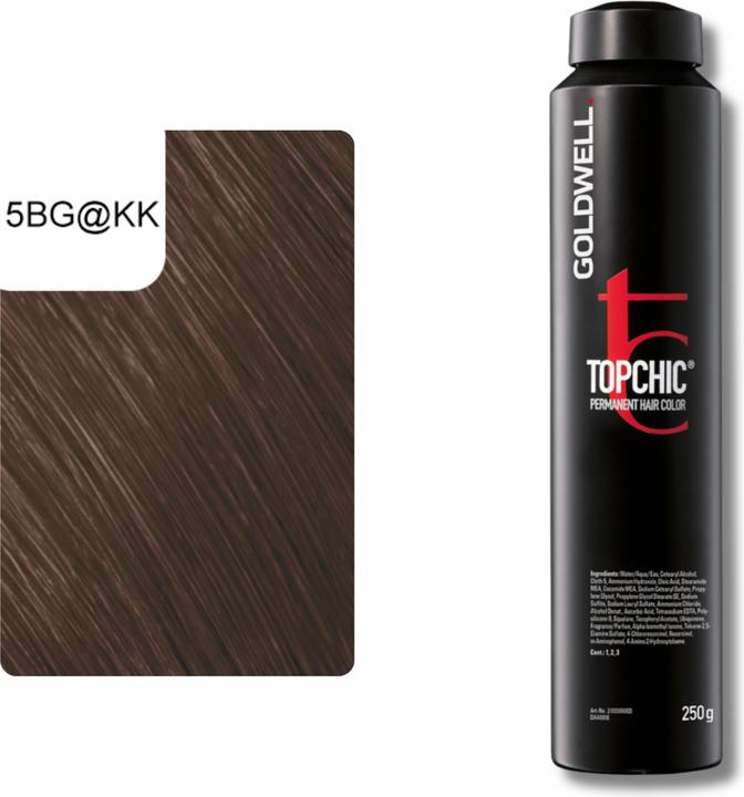 Image du produit Goldwell Dépôt éluminé Topchic (5BG@KK - or brun éluminé cuivre intense)