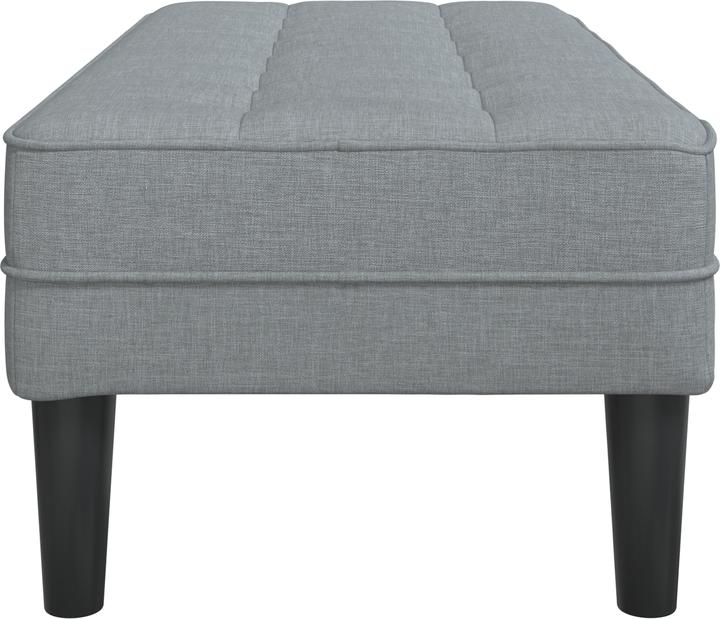 Produktbild VidaXL Bank Hellgrau 113x57x39 cm Stoff (57 cm)