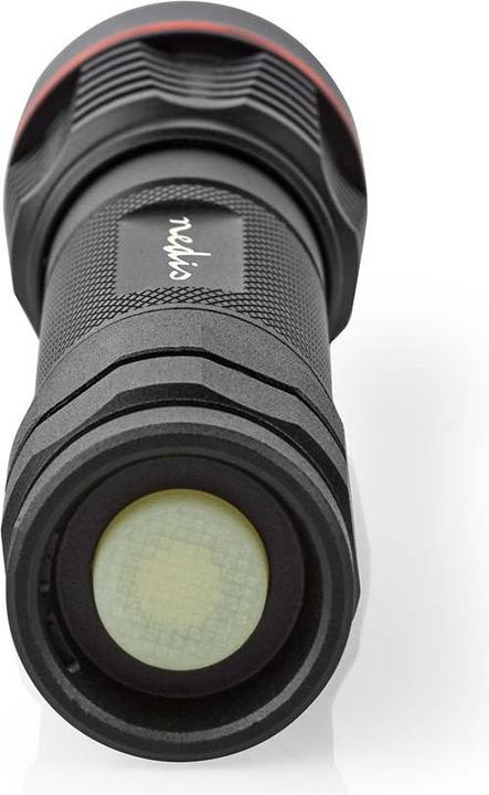 Actual product image Nedis LED torch, full metal housing, IPX7, 200 metre light range (3.40 cm, 1000 lm)