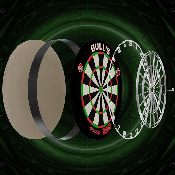 Actual product image Bull's Focus II Plus Dart Board