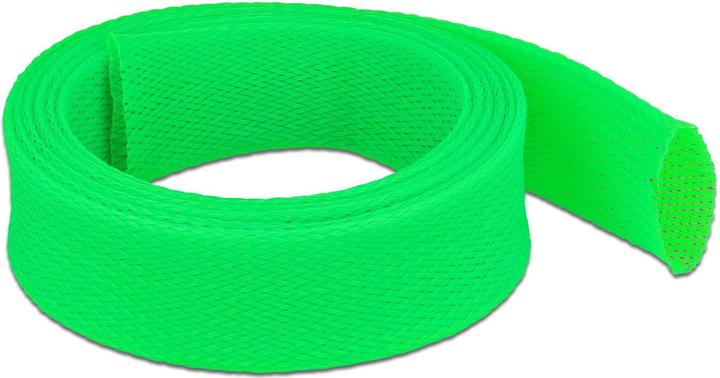 Image du produit Delock Gaine tressée extensible 2 m x 38 mm vert (Gaines pour câbles, 200 cm)