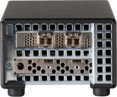 Produktbild Sonnet Twin25G Thunderbolt Dual Port 25Gb Ethernet Adapter (SFP28s included) (USB, Ethernet, Thunderbolt, SFP28 (2x))