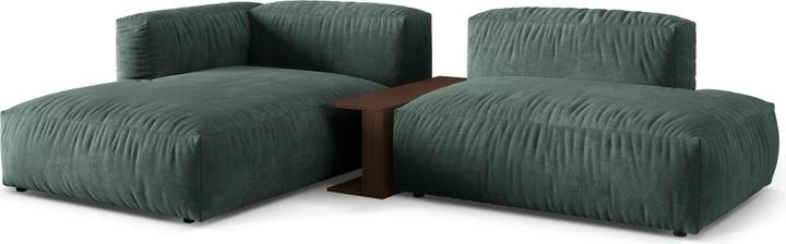Actual product image Micadoni Modular Left Corner Sofa, "Martina", 2 Seats, 292x176x75 Made in Europe (Corner sofa, Modular sofa)