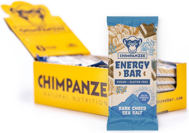 Produktbild Chimpanzee Energy Bar (Dark Chocolate Sea Salt, 15 Stk., 825 g)