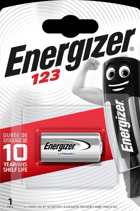 Energizer 123 (1 pcs, CR123A, 1500 mAh)