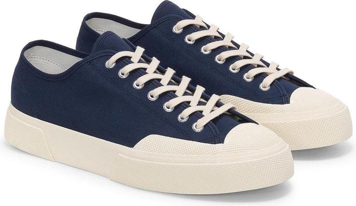 Blanc naturel, Bleu Marine