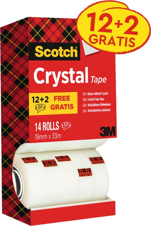 Produktbild Scotch Crystal Klebeband Vorteilspack (19 mm)
