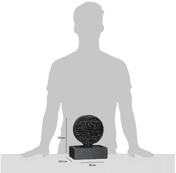 Produktbild Climaqua Zimmerbrunnen Kreis aus Schiefer AYO S.
