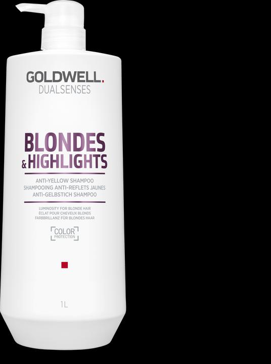 Produktbild Goldwell Dualsenses Blondes & Highlights Anti-Yellow Shampoo szampon do włosów blond (1000 ml, Flüssiges Shampoo)