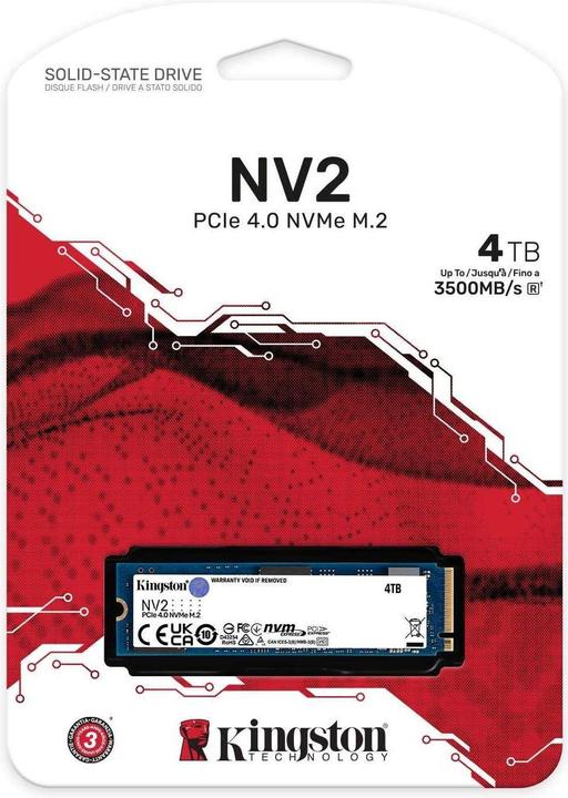 Produktbild Kingston NV2 (4000 GB, M.2 2280)