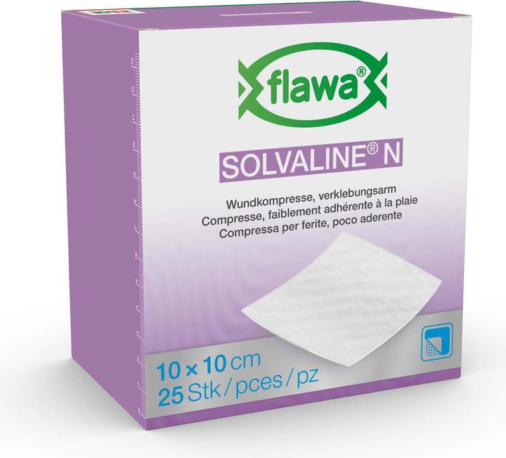 Produktbild Flawa Solvaline N Kompressen 10x10cm steril