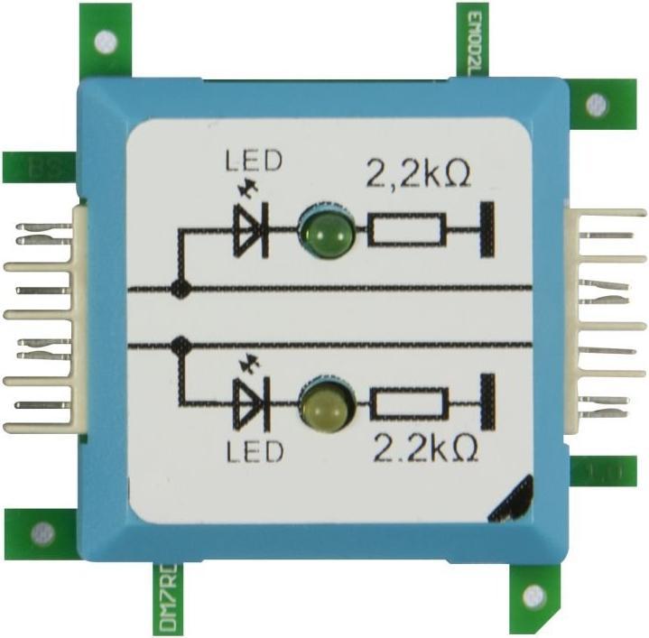 Produktbild Allnet BrickRknowledge LED dual auf Masse, grün/gelb, Signal durchverbunden (Elektronikkit)