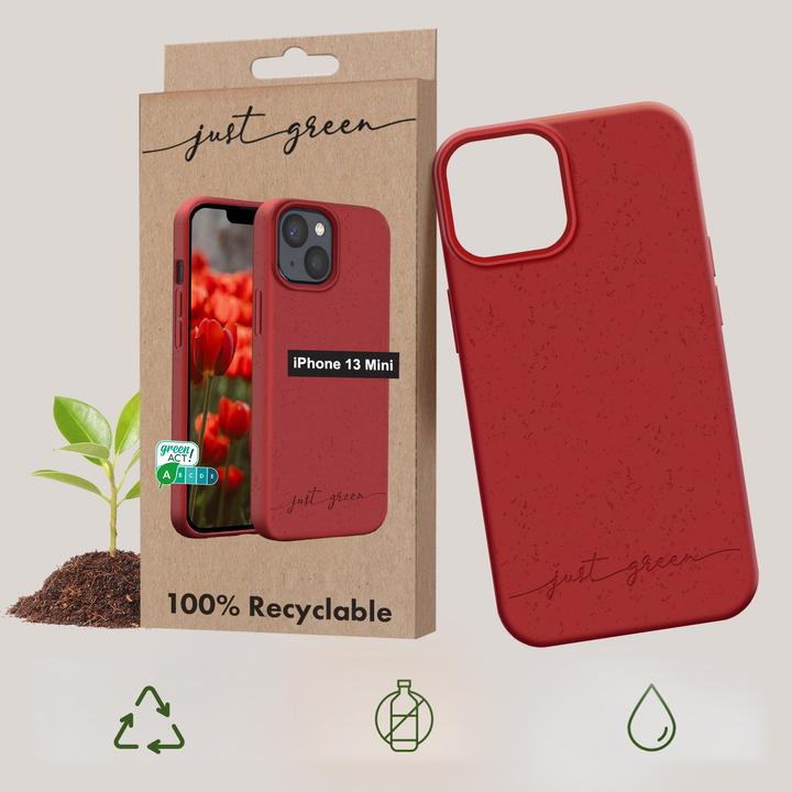 Immagine prodotto Just Green Caso Bio (Apple iPhone 13 mini)
