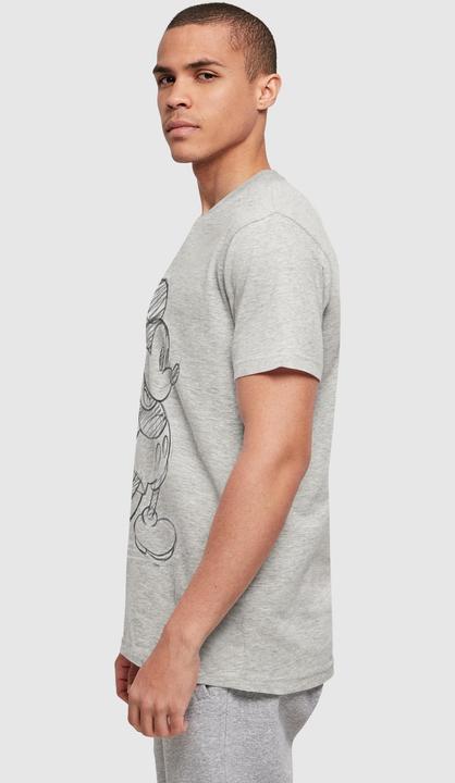 Actual product image Absolute Cult Mickey Mouse - Sketch Kick T-Shirt - 117967 (XS)