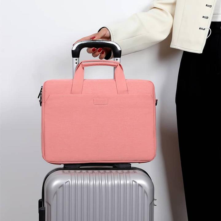 Actual product image Okade MacBook / Laptop bag, 15.6 inch, T64, Pink (15.60")