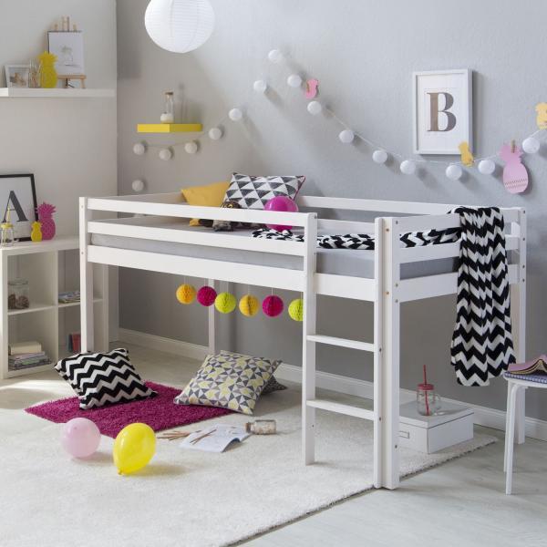 Produktbild Homestyle4u Hochbett Spielbett Jugendbett (90 x 200 cm)