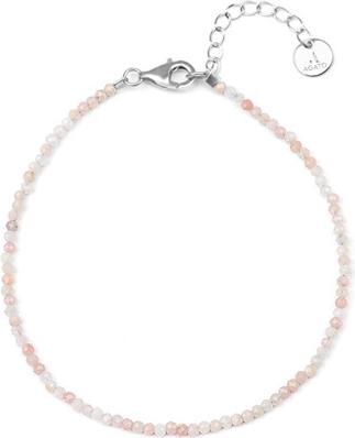 Agato Mineral Bracelet With Pink Opal Pol-B10/21l