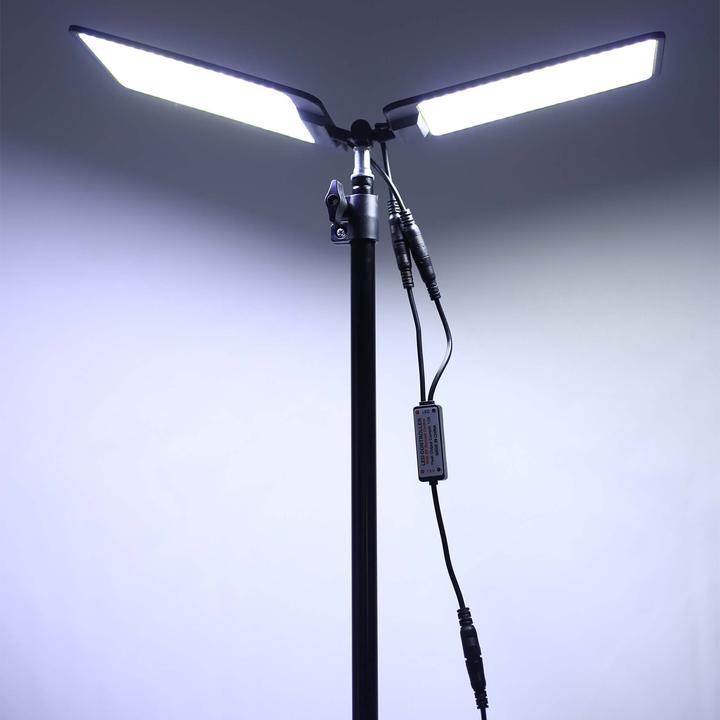 Produktbild Wiltec Campinglampe höhenverstellbar V3 LED Strahler 55W 11000 lm Anschluss 12V