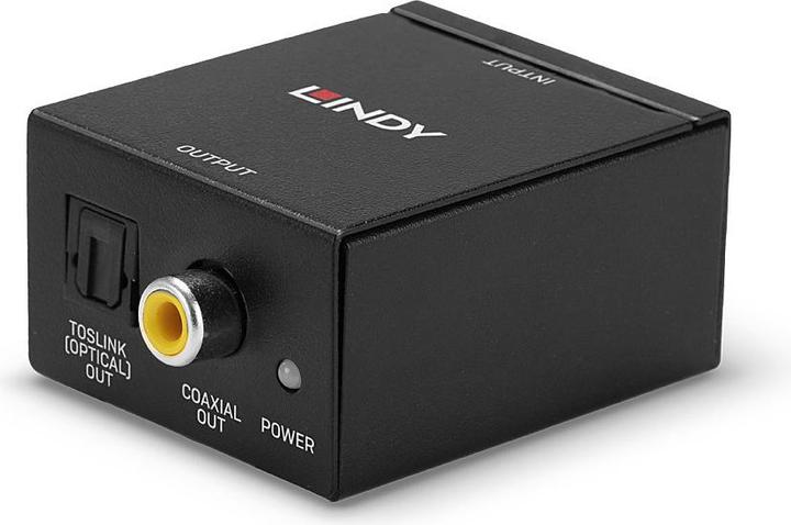 Lindy Phono to Toslink (Optical) & Coaxial ADC (Analog -> Digital)