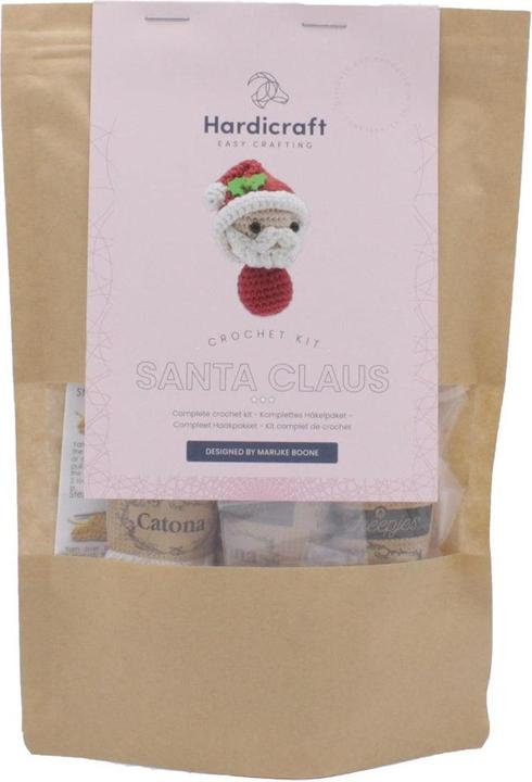 Produktbild Hardicraft Mini Weihnachtsmann - Häkelset