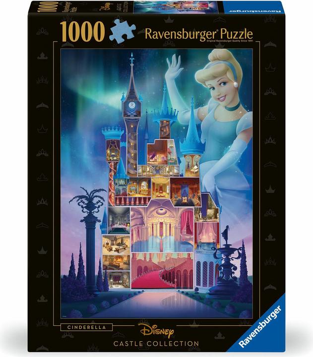Ravensburger Puzzle 12000259 - Cenerentola - Puzzle da 1000 pezzi collezione Castello Disney per (1000 pezzi)