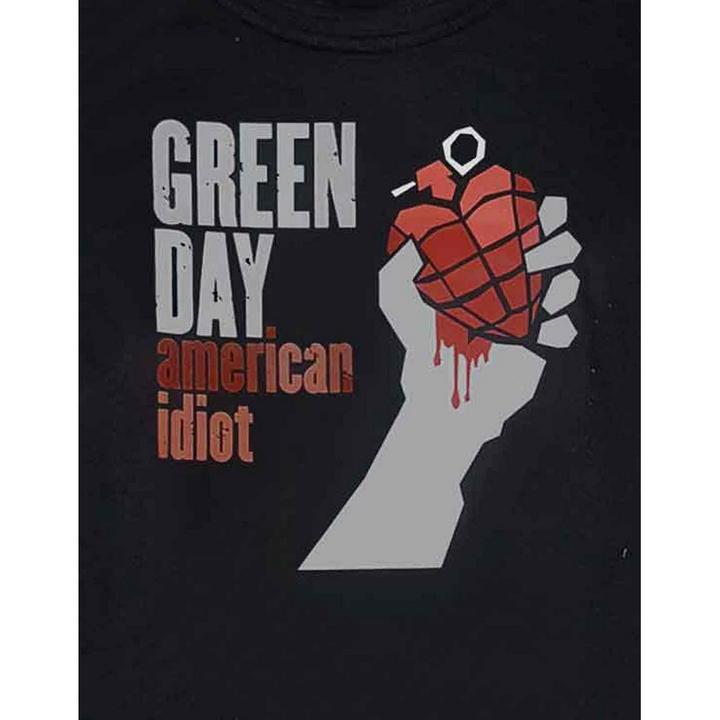 Actual product image Green Day American Idiot TShirt raglan sleeves (3XL)