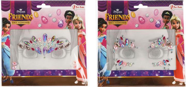 Produktbild Toi-Toys Gesichtsdiamanten Prinzessin 2 sortiert