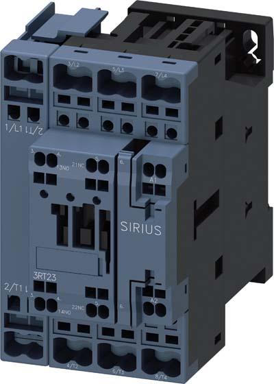 Produktbild Siemens Schütz, AC-1, 35 A/400 V/40 °C, S0, 4-polig, AC 230V, 50/60Hz, 1S+1Ö 3RT23252AL201AA0