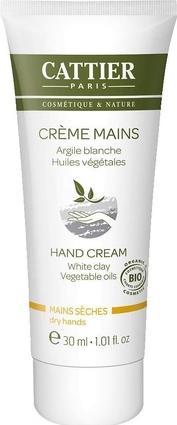 Cattier Handcreme Heilerde Mini für trockene Hände (30 ml)