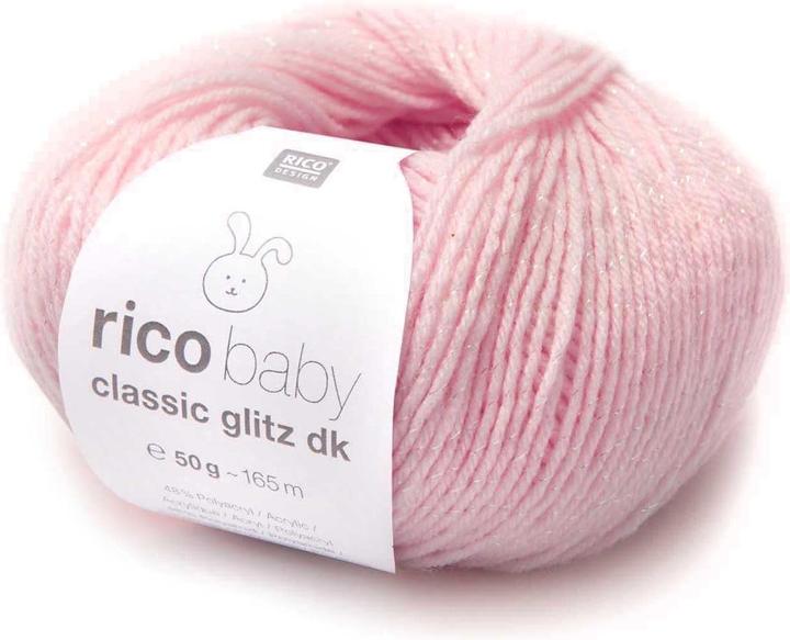Produktbild Rico Design Wolle Baby Classic Glitz dk 50 g Rosa (165 m)