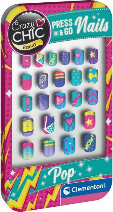 Produktbild Clementoni Crazy Chic Press & Go-Nägel – Pop