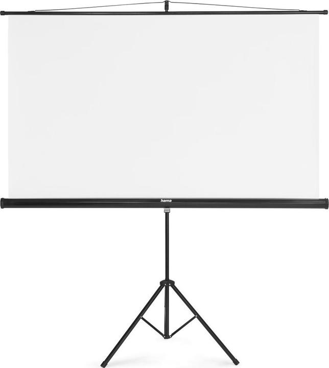 Image du produit Hama Écran avec trépied, 180 x 180 cm, 2en1, ensemble mobile, tube télescopique, blanc (100.39", 1:1)