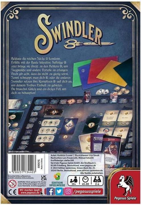 Produktbild Pegasus Swindler (Deutsch)