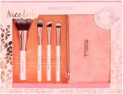 Actual product image Majestic Magic Studio Rose Gold Eye Brush Set (Eyebrows)