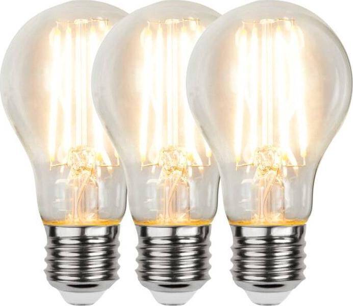 Image du produit Schönenberger S-Light Ampoule LED filament Pack de 3 E27 A60 (E27, 7 W, 900 lm, 3 x, E)