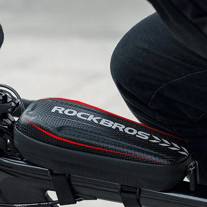 Actual product image Rockbros B62-1 bicycle bag for handlebar or frame 3 l - black (3 l, Frame bag, Handlebar bag)