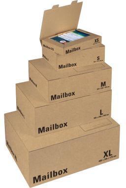 Produktbild Colompac Versandkarton Mail-Box 250 mm x 39 mm Verschlusslasche Braun (1 x)