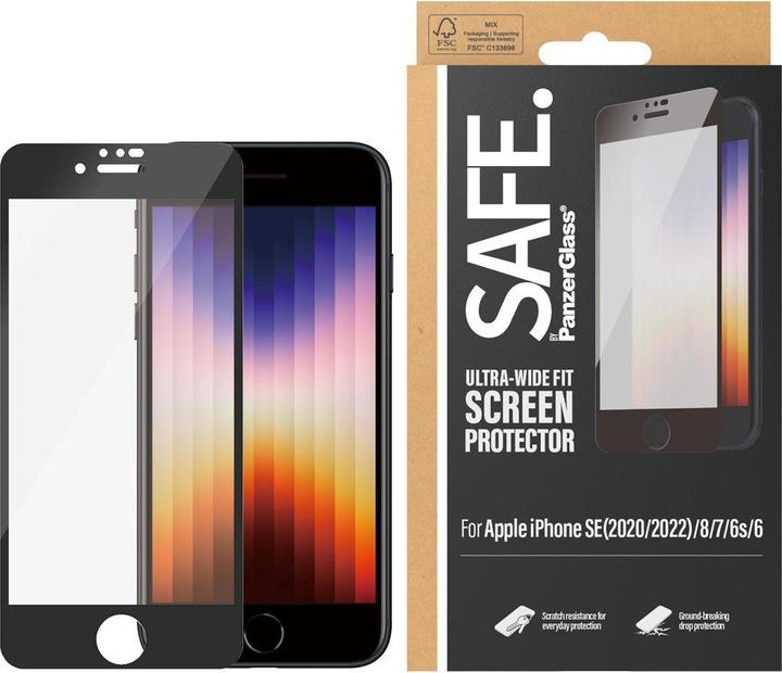 Image du produit Safe. Protection d'écran Case Friendly iPhone 6/6s/7/8/SE (2020/2022) (1 pièce(s), Apple iPhone 6s, Apple iPhone 7, Apple iPhone 6, Apple iPhone 8, Apple iPhone SE (3ème génération), Apple iPhone SE (2ème génération))