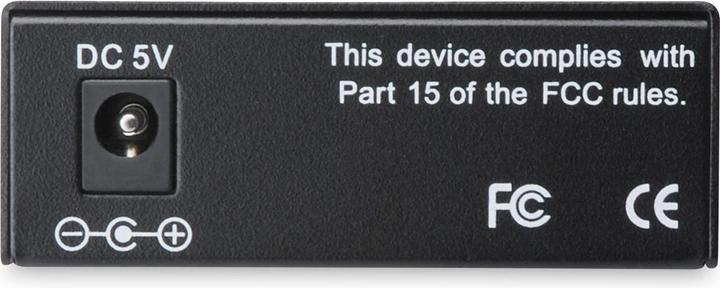 Actual product image Digitus Gigabit Media Converter 10/100/1000Base-T to 1000Base-SX Incl Power Supply ST Socket