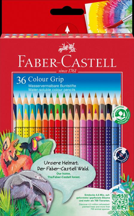 Image du produit Faber-Castell poignée de couleur (Multicolore, 36 x)