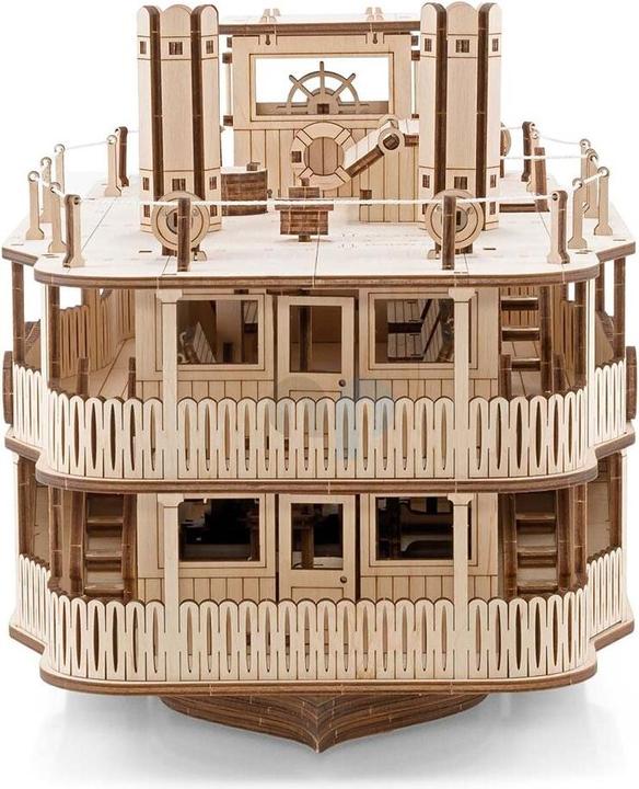 Produktbild Eco Wood Art 3D Holz Modellbausatz - Schaufelraddampfer «River Princess»