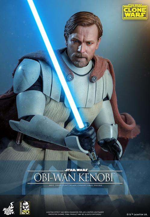 Produktbild Hot Toys Star Wars The Clone Wars figurine 1/6 Obi-Wan Kenobi 30 cm