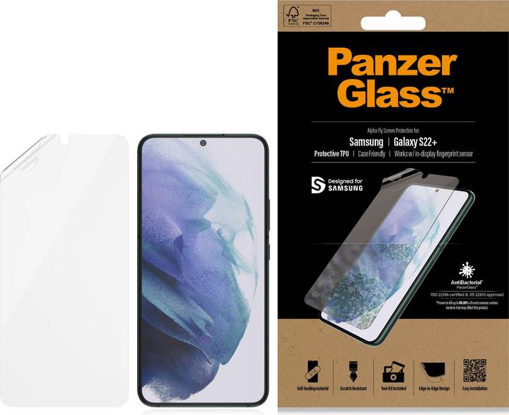 Actual product image PanzerGlass Case Friendly (1 Piece, Samsung Galaxy S22+)