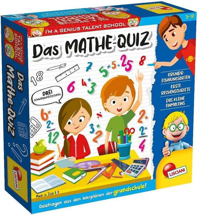 Lisciani Little genius talent.maths quiz.DE66667