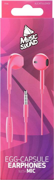 Actual product image Cellularline Music & Sound Earphones Capsule Pink (Cable)