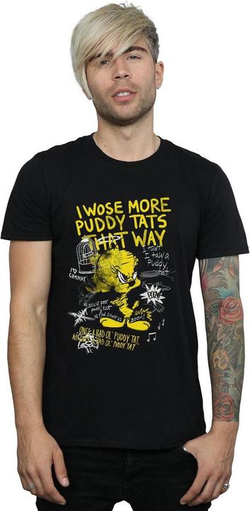 Immagine prodotto Looney Tunes Maglietta Uomo More Puddy Tats Tweety in cotone (XL)