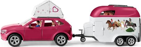 Produktbild Schleich Abenteuer mit Auto und Pferdeanhänger
