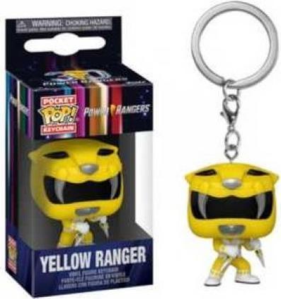 Productafbeelding Funko Power Rangers 30e présentoir porte-clés Pocket POP! Vinyl Gele Ranger 4 cm (12)